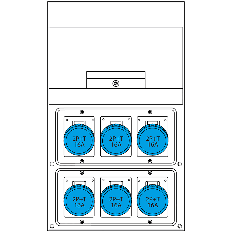 SCAME PARRE SPA - SCA670.6566-119 QUADRO DI DISTRIBUZIONE ASC