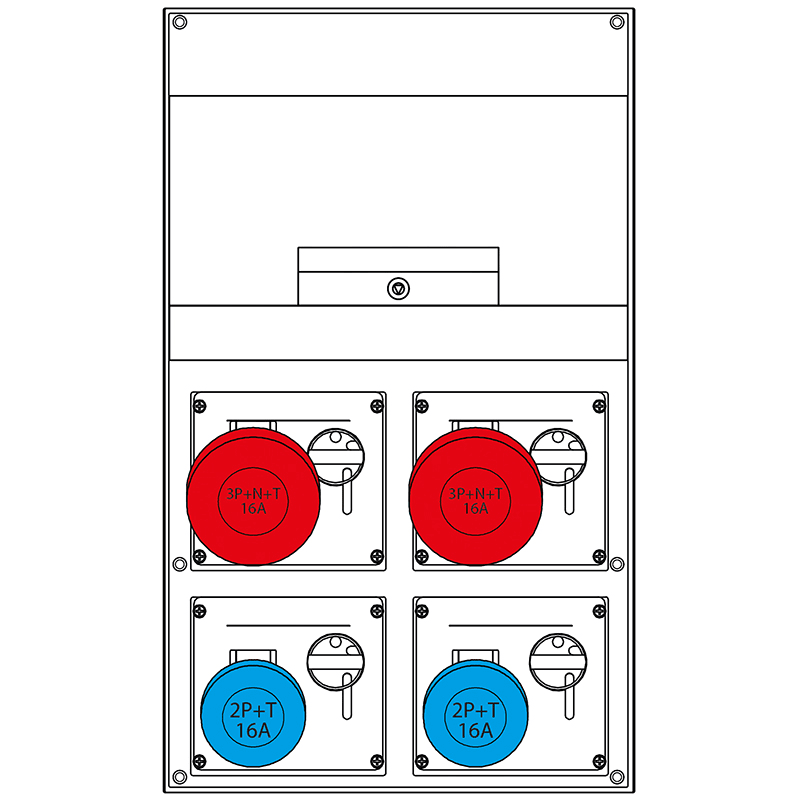 SCAME PARRE SPA - SCA671.6040-06 QUADRO DISTRIBUZIONE DOMINO 550 IP44