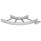 UNEX APARELLAJE ELEC - UNY67506-04 67 CURVA PIANA 90° GRIGIO 85X500 R300 U2