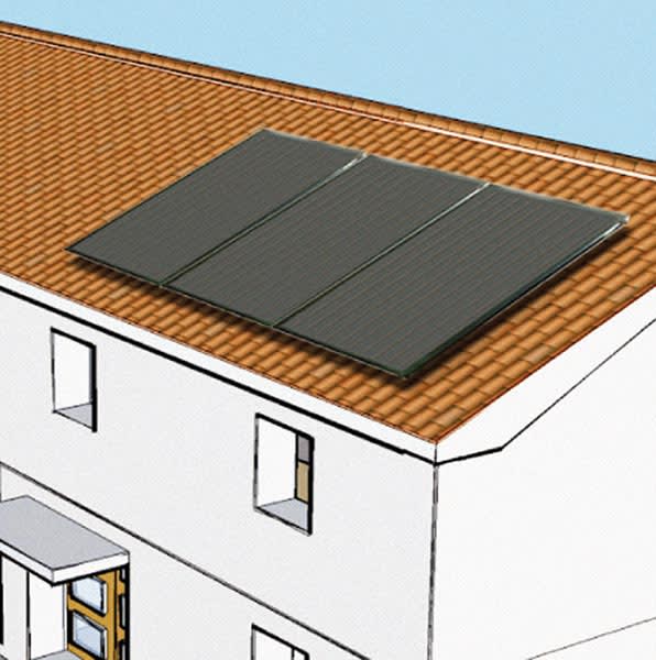 INTERGAS - IGS6SOL0433 STRUTTURA 1 PANN BLUHX+ 2.5MQ - TETTO IN