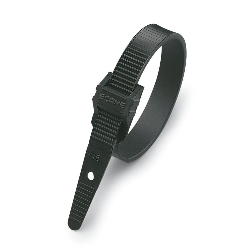 SCAME PARRE SPA - SCA839.39/9180 FASCETTA RILSAN NERO 9X180