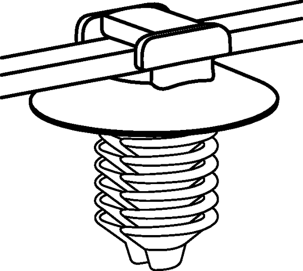 HELLERMANNTYTON Srl - HEE156-00154 FASCETTA FISSAGGIO A PINO T50SFT6LG1SD