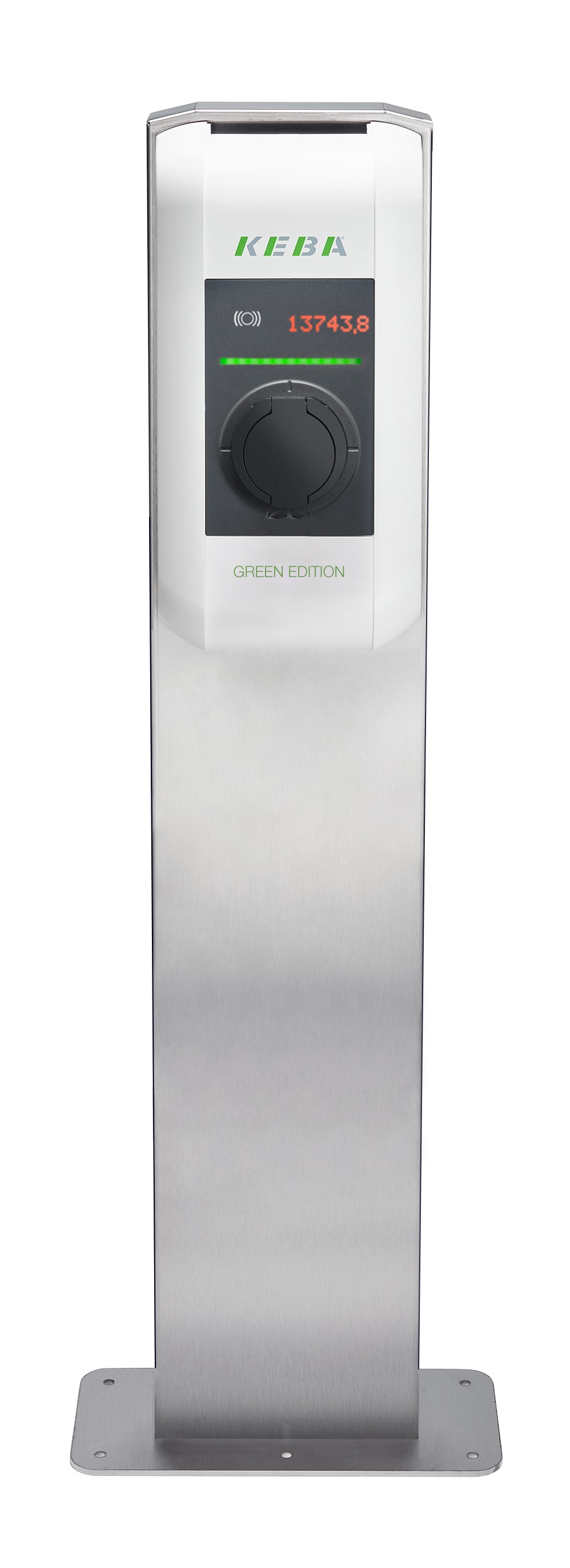 KEBA ENERGY AUTOMATI - KEA89.735 Pedestal, Single - stainless steel