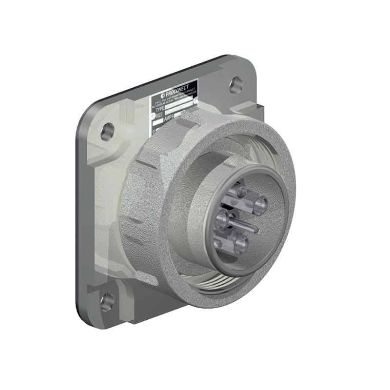 SCAME PARRE SPA - SCA899.AS2AR350V SPINA DA INCASSO 250A 3P+T IP67 1000V