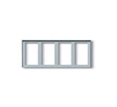 VIMAR SPA - VIW9242 CORNICE PER 8 MODULI 4X2 GRIGIO LUCE