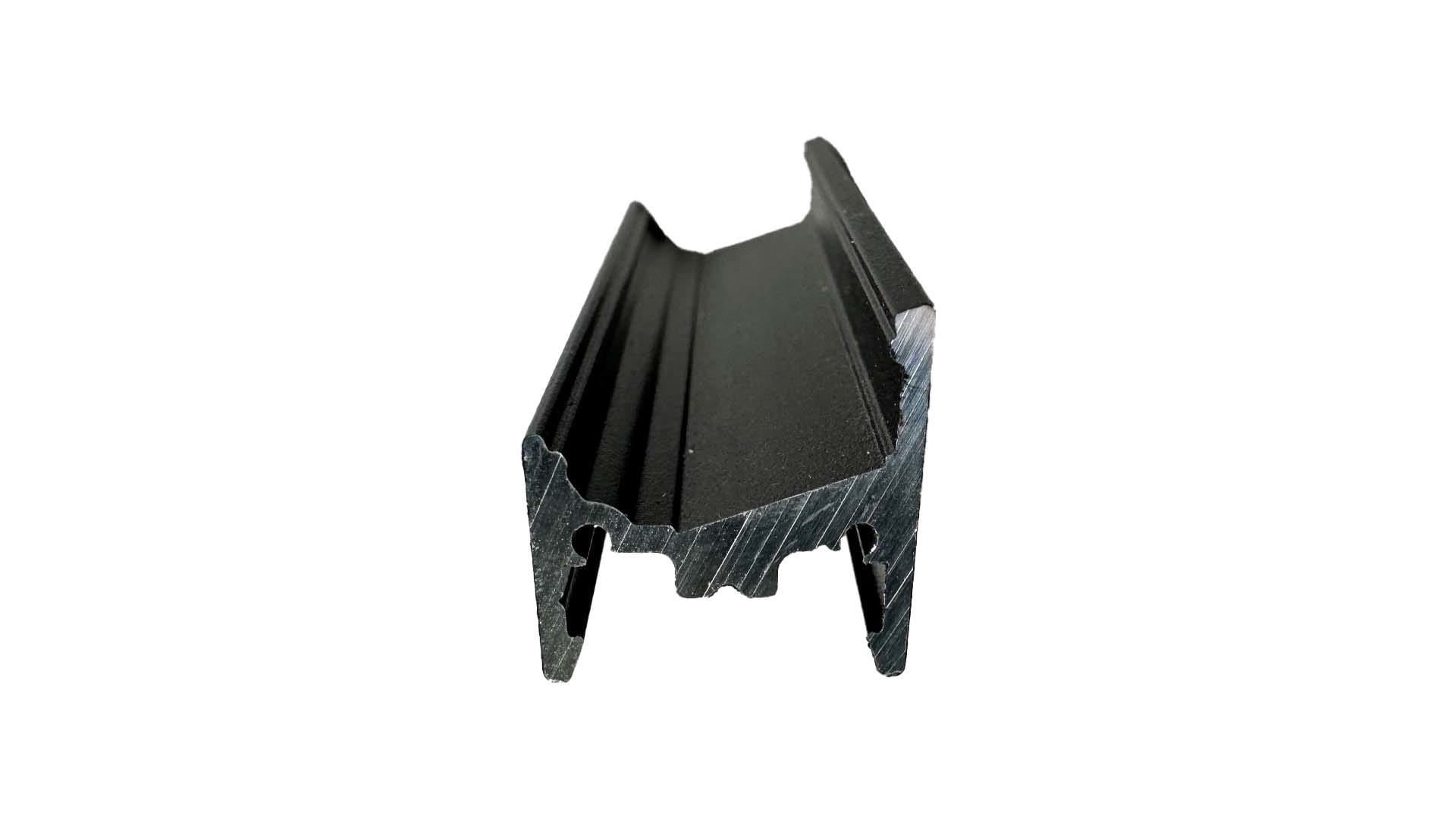BRILUX SRL - BR1B932000A105 A1 PROFILO BARRA 2M, NERO