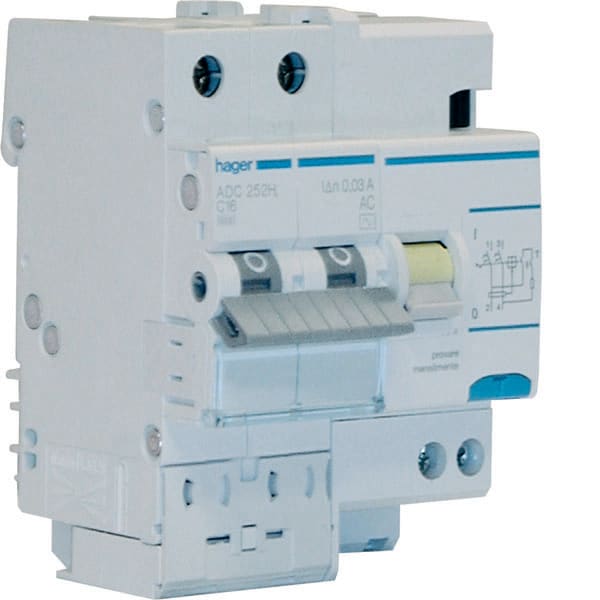 HAGER - HAGADC226H DIFF MAGN 2P 30MA 40A 4.5KA C 4M