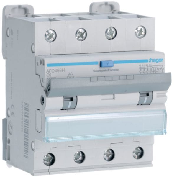 HAGER - HAGAFQ456H DIFF MAGN 4P 300MA AC 6A 10KA C 4M
