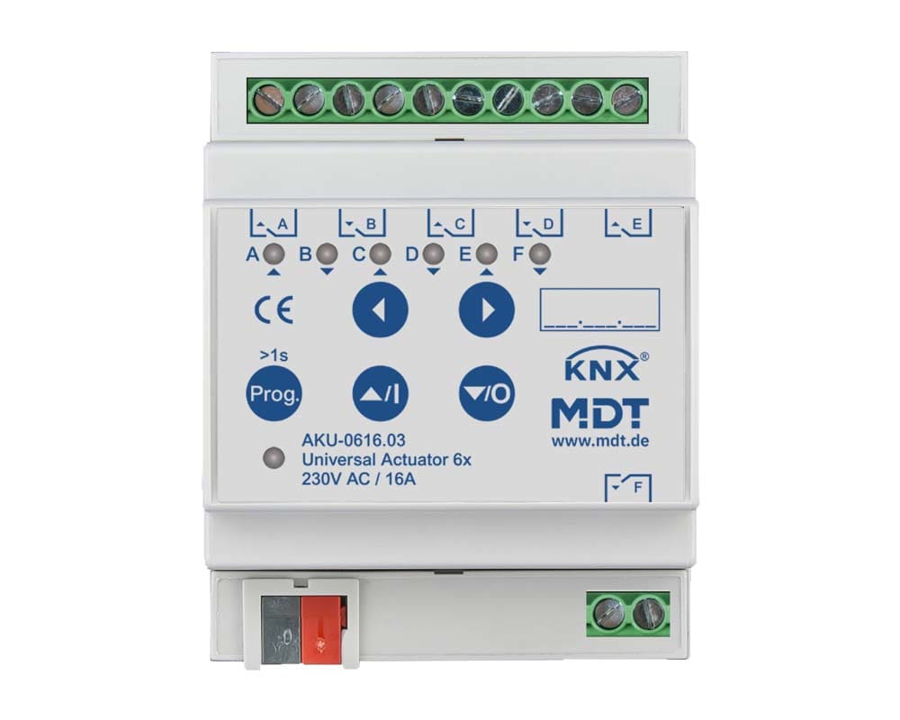 MDT ITALIA SRL - EYGAKU-0616.03 ATT. UNIV. 6CAN.,16A,230V