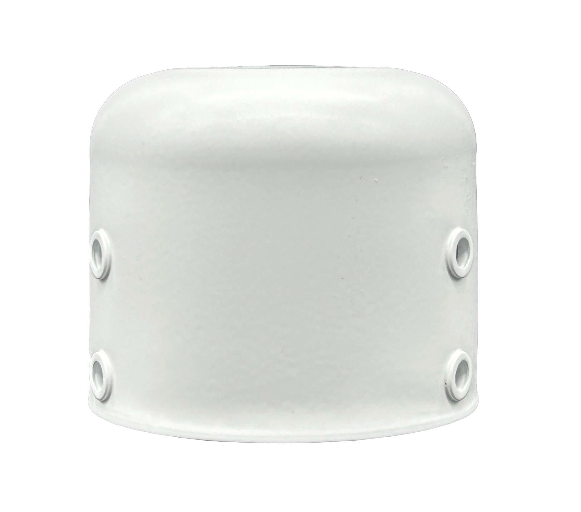 UNIERRE SRL UNIPERSO - URRAM6075FB TAPPO ACCIAIO D.60MM USCITA CAVI-BIANCO