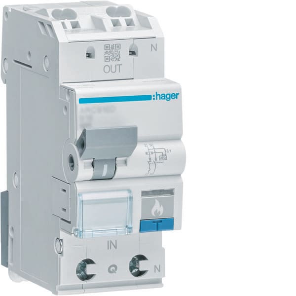 HAGER - HAGARC910D AFDD 1P+N 10A 6KA B 2M