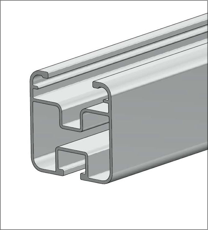 ALUSISTEMI - ALUATLPS4858.L630 PROFILO LONGHERONE 40X40 - IN ALLUMINIO