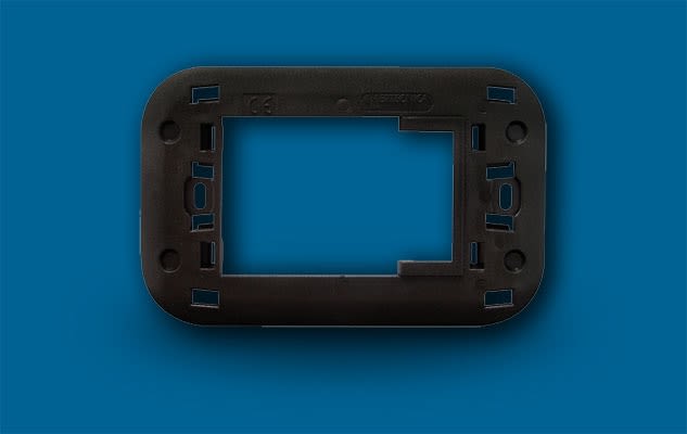 AERTECNICA SPA - ATNNA688 SUPP.ADATT.PLACCA BTICINO GRIGIO SCURO L