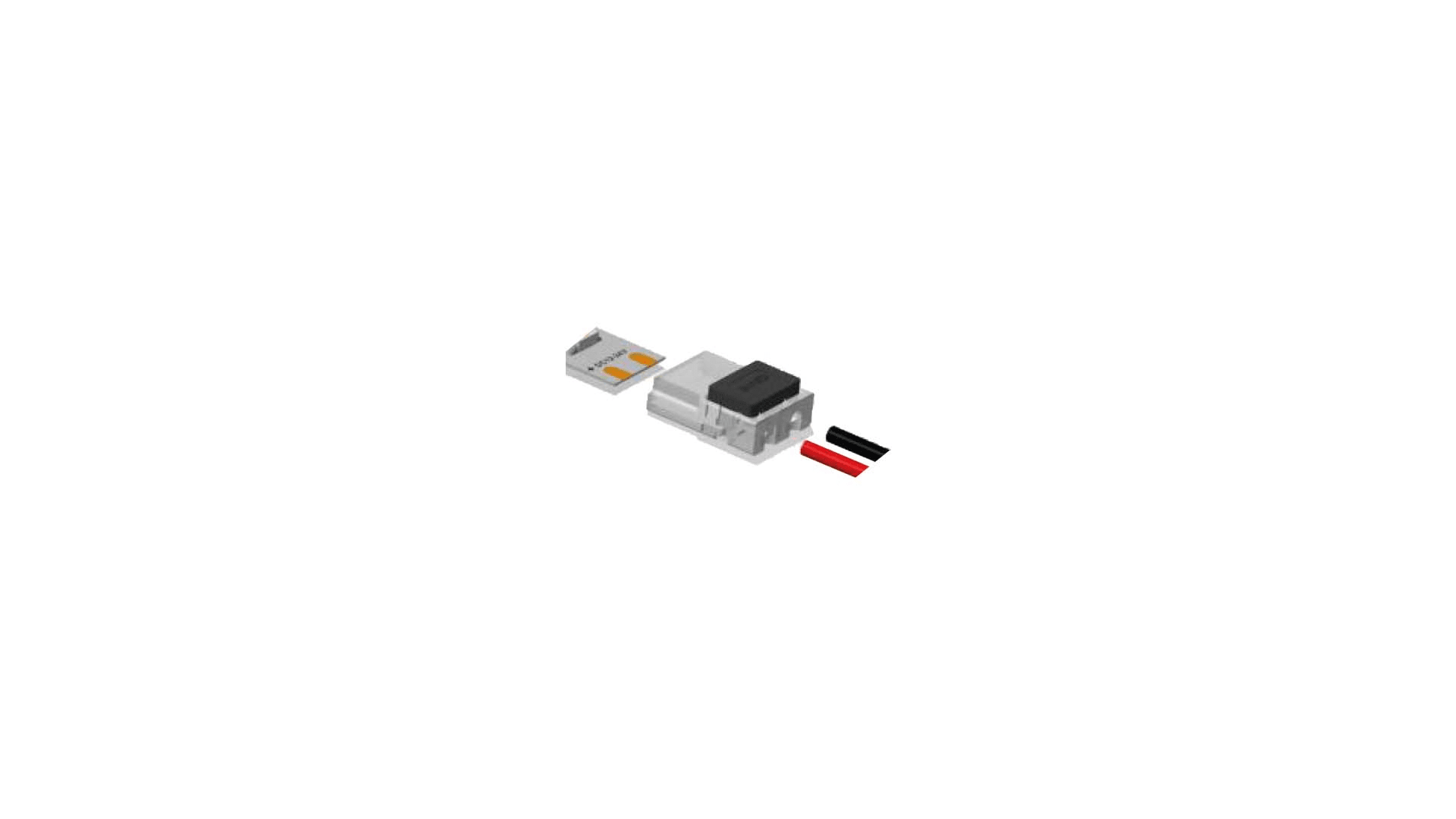 BRILUX SRL - BR1B02-BCN10P2 CONNETTORE STRIP-WIRE PER 10MM (CONTENUT