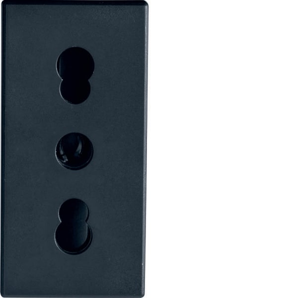 BOCCHIOTTI SPA - IBOB02858 PRS BIV.2P+T 16A BK PRESA BIVALENTE