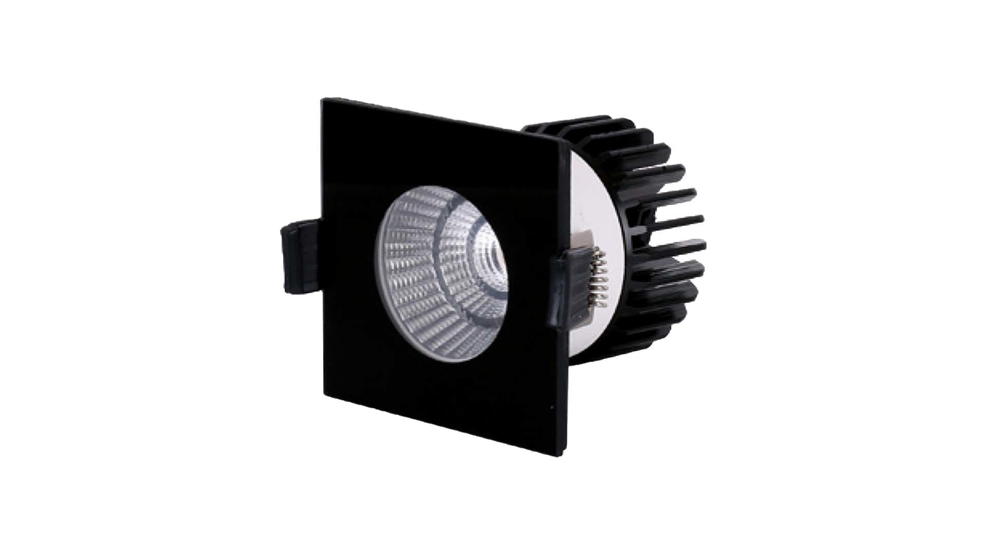 BRILUX SRL - BR1B501-Q16505IP ANELLO FISSO QUADRATO 65X65MM NERO IP65