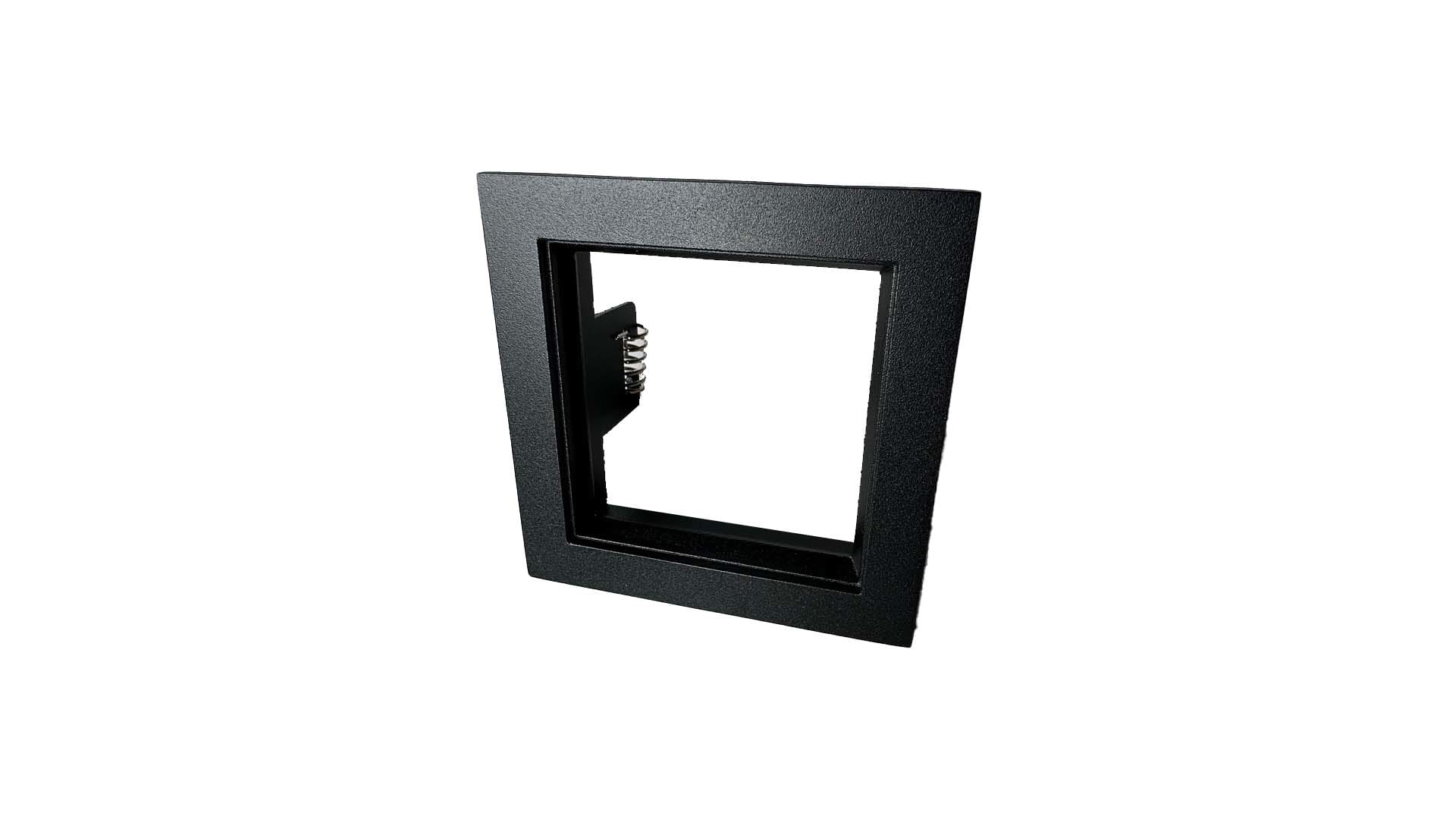 BRILUX SRL - BR1B501-Q18005 ANELLO FISSO QUADRATO 80X80MM NERO