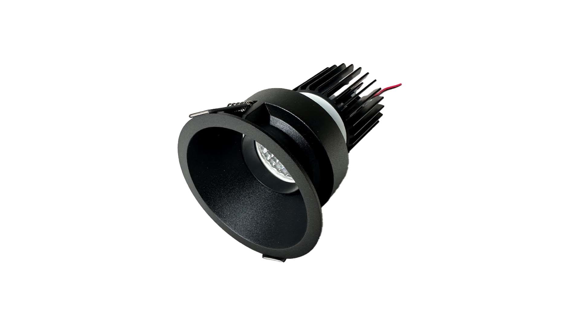 BRILUX SRL - BR1B501-R18505 ANELLO ORIENTABILE ROTONDO 85MM NERO