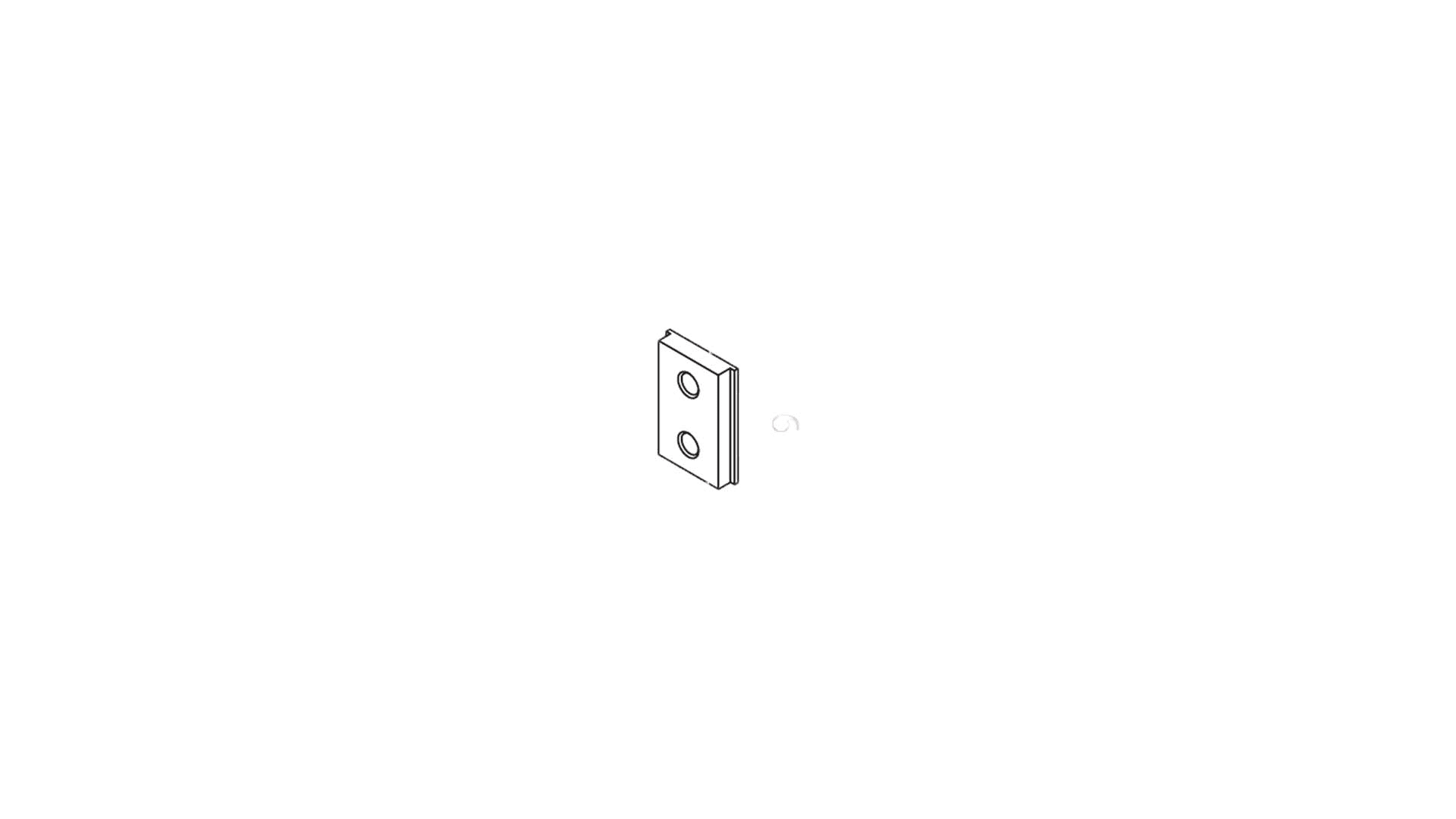 BRILUX SRL - BR1B600-TMCN MINI TRACK GIUNTO MECHA. NERO