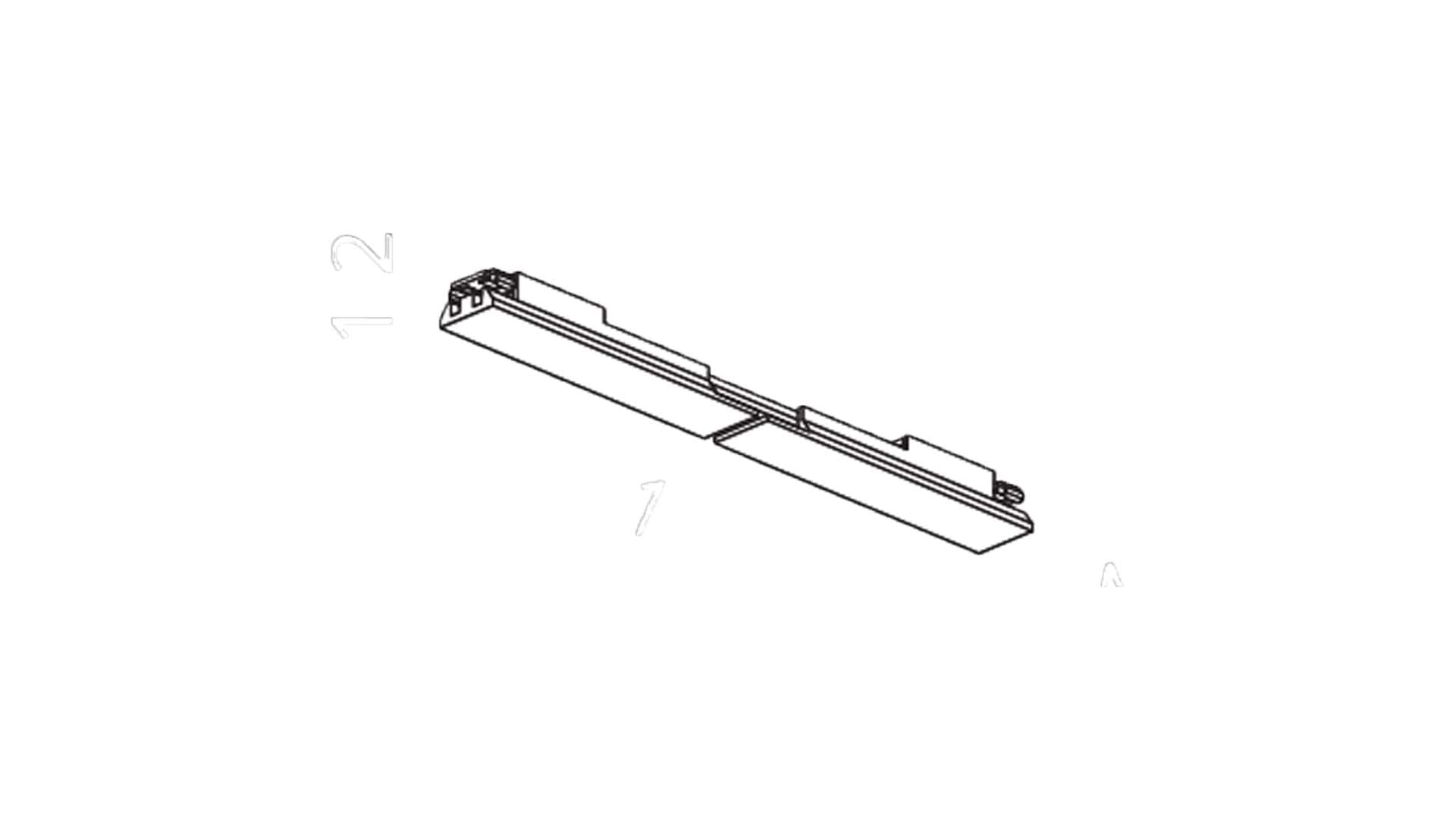 BRILUX SRL - BR1B600-TMMDC MINI TRACK ALIMENTAZIONE GIUNTO CON CAVO