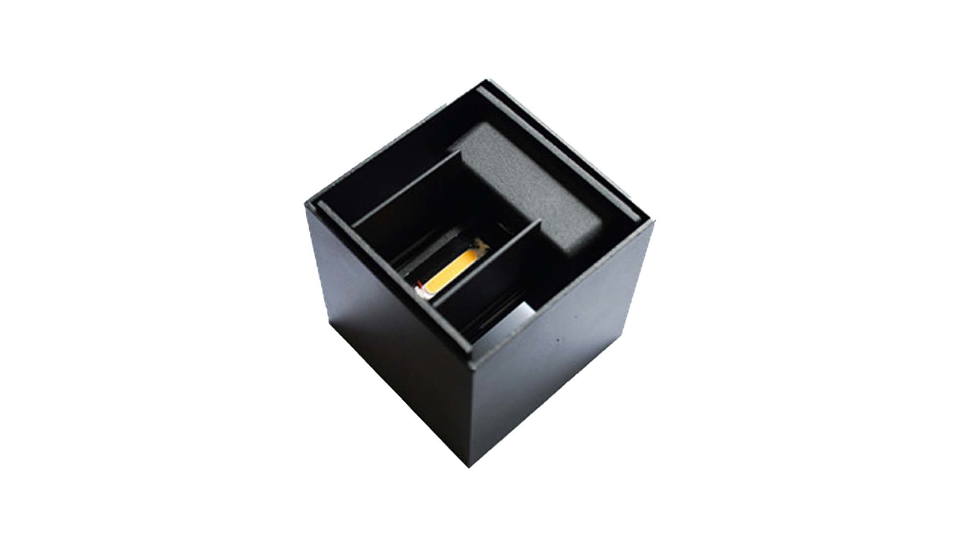 BRILUX SRL - BR1B654-QA307005 Faretto a LED muro 2x3W, 540lm, 3000K, 0