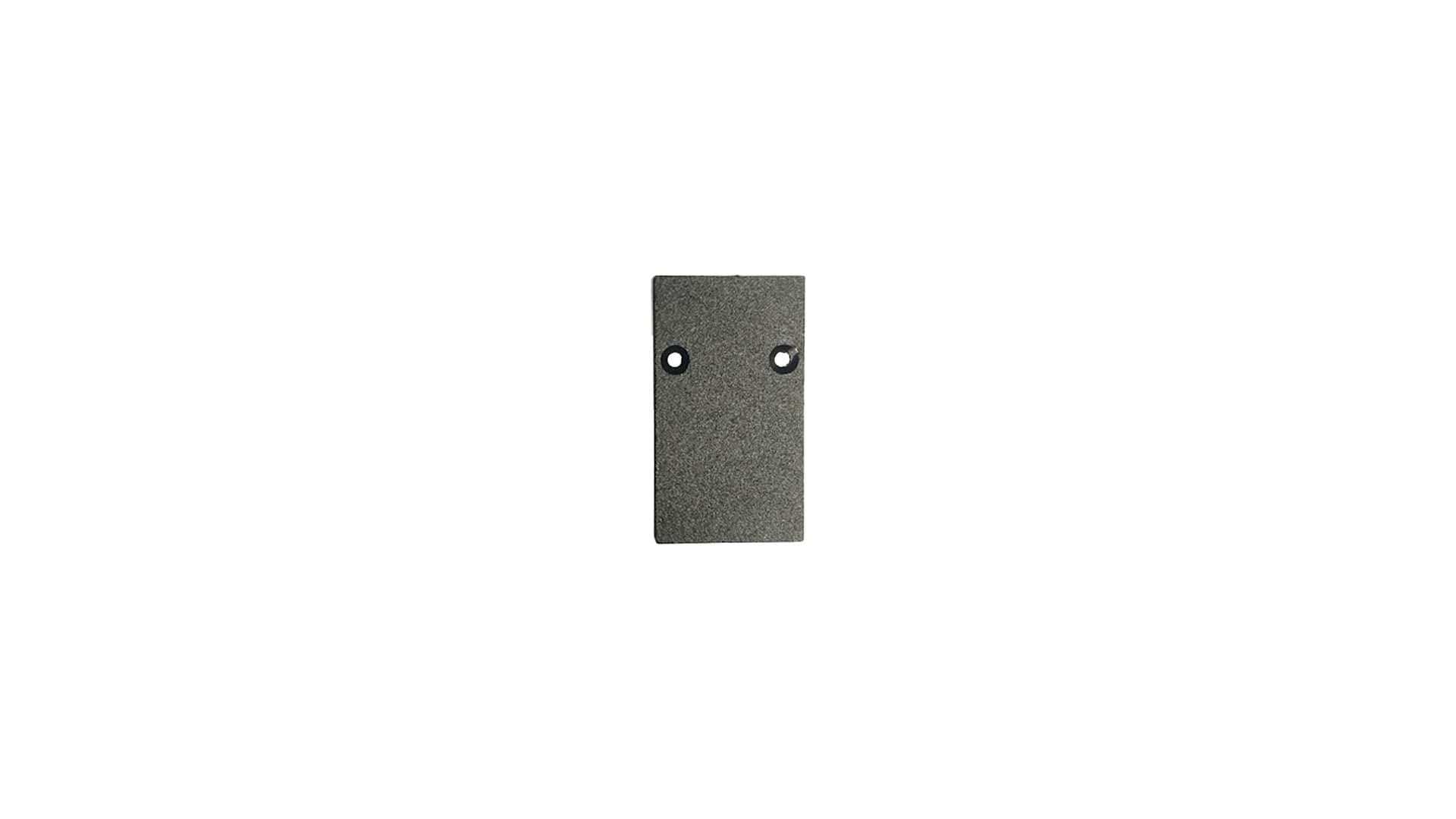 BRILUX SRL - BR1B920036H105 Tappo H1 senza foro forma quadrato, nero