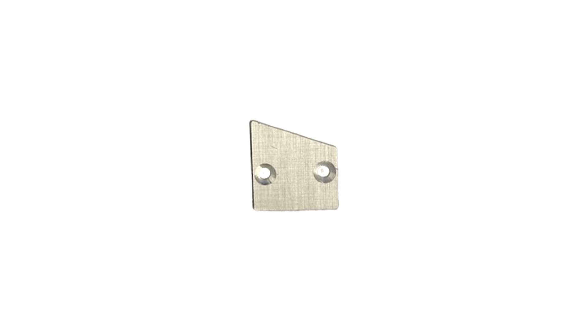 BRILUX SRL - BR1B930035A106L TAPPO A1 SENZA FORO L, ANODIZZATO