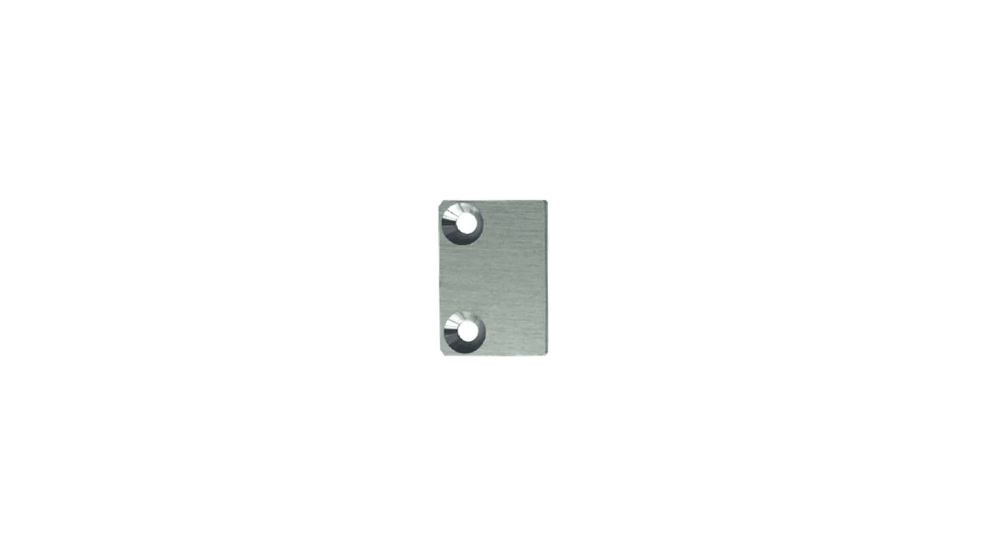 BRILUX SRL - BR1B930035U106 TAPPO U1 SENZA FORO, ANODIZZATO