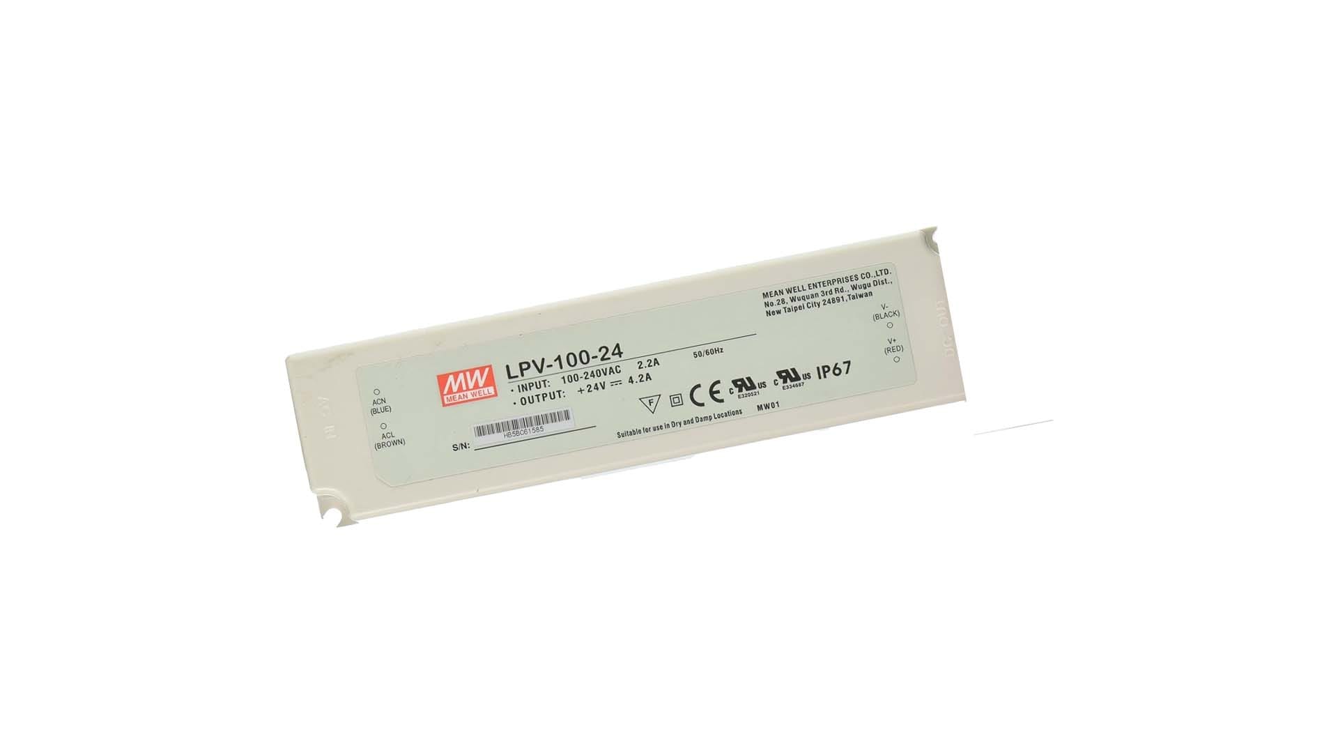 BRILUX SRL - BR1B95-LPV10024 ALIMENTATORE LPV 100-24 MW IP67