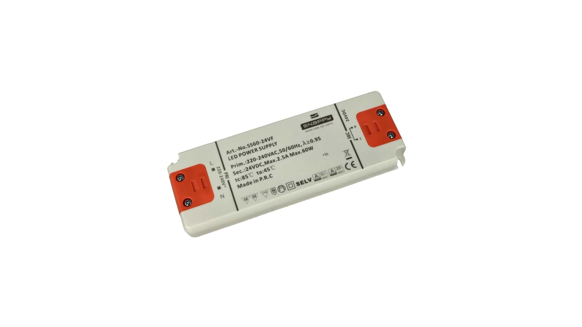 BRILUX SRL - BR1B95-SS6024VF ALIMENTATORE SS60-24VF IP20 C. MM + PFC