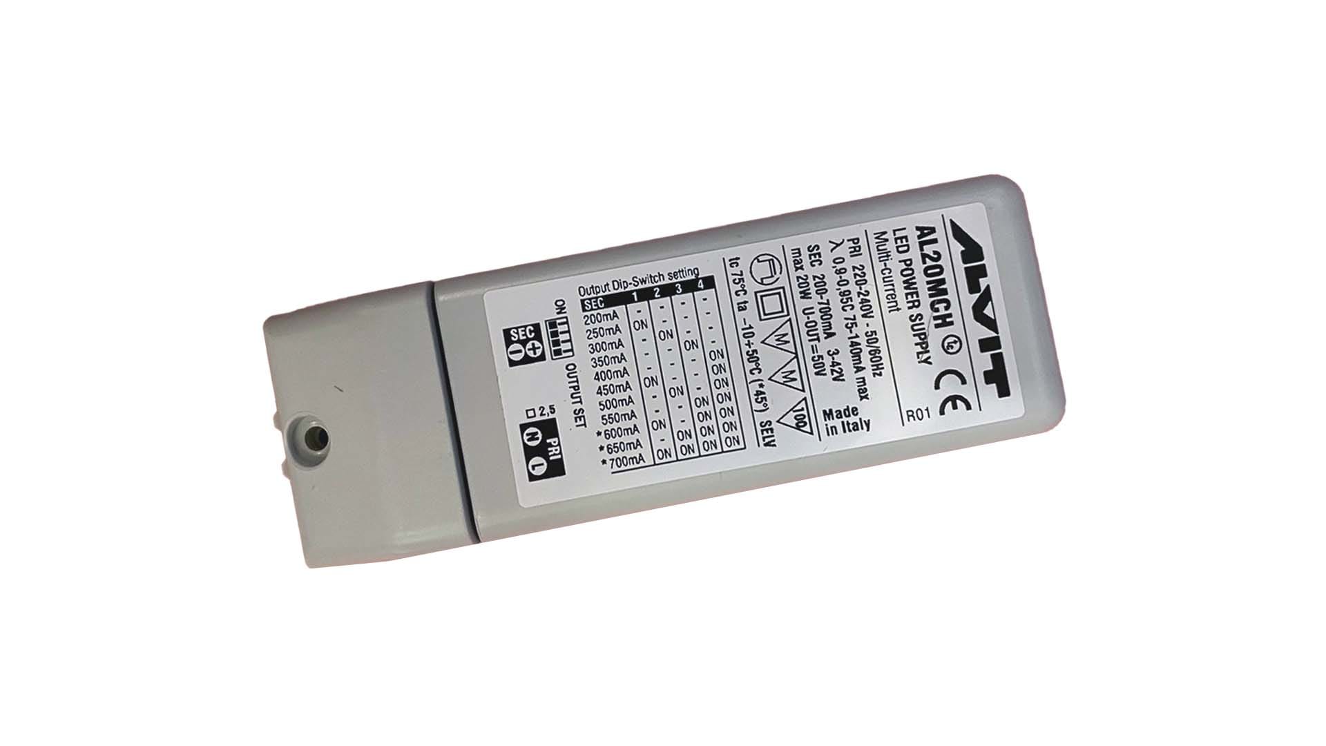 BRILUX SRL - BR1B96-AL20MCH ALIMENTATORE 220-240V MULTICC 200-700MA