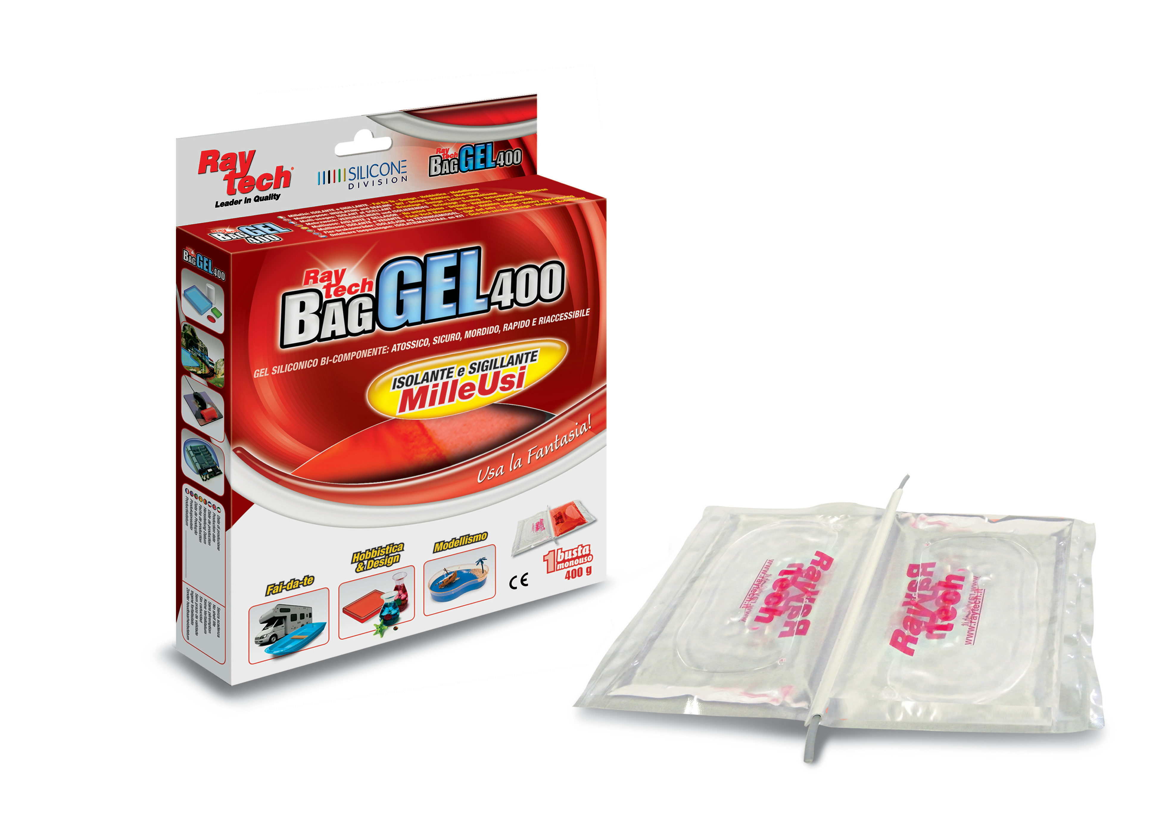 RAYTECH SRL - RYTBAGGEL400-T BAG GEL 400-T ISOLANTE TRASPARENTE 400 M