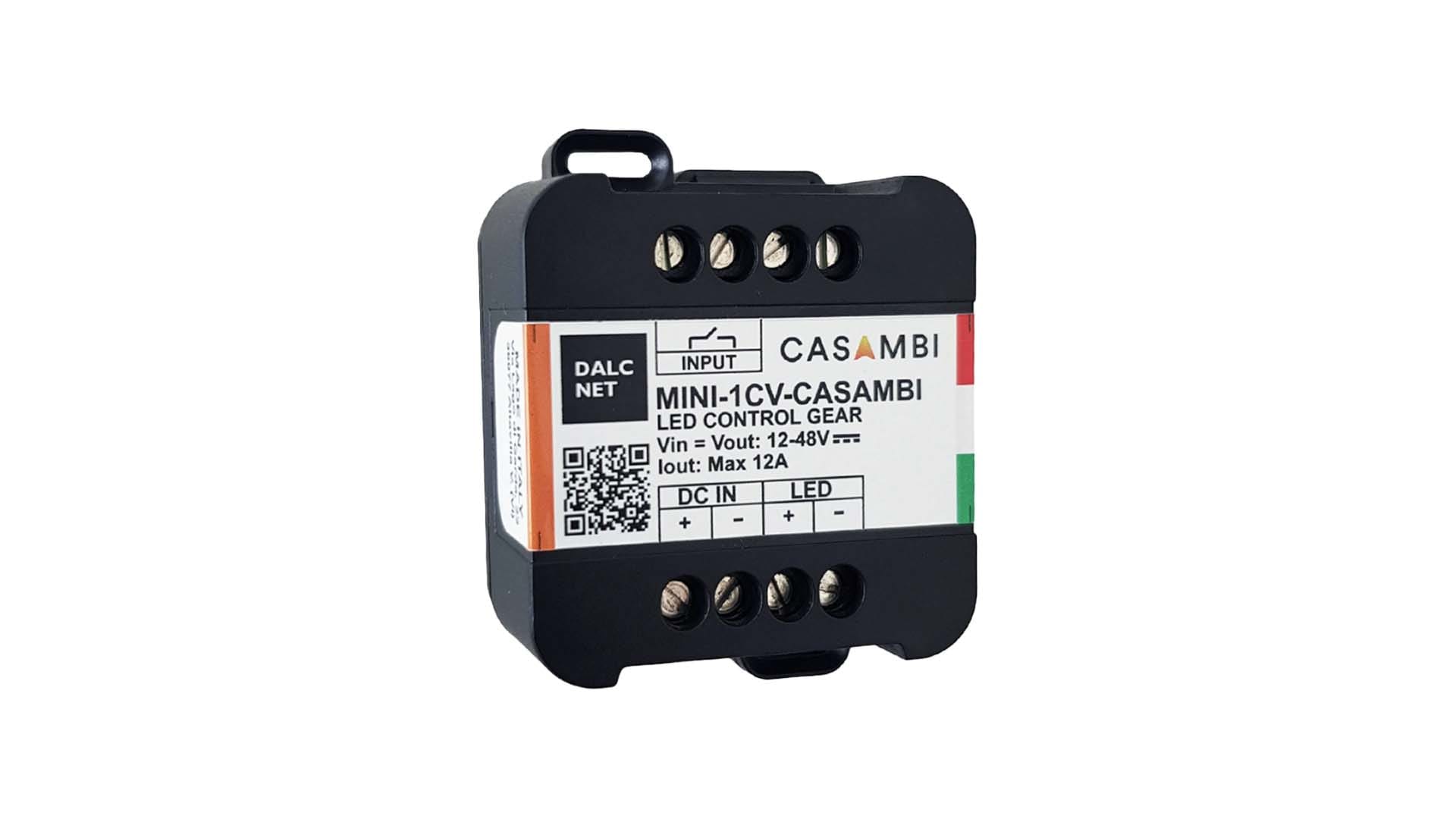 BRILUX SRL - BR1BCA-MINI1CV CASAMBI DIMM DRIVER 1 CANALE 1CV 12-48VD