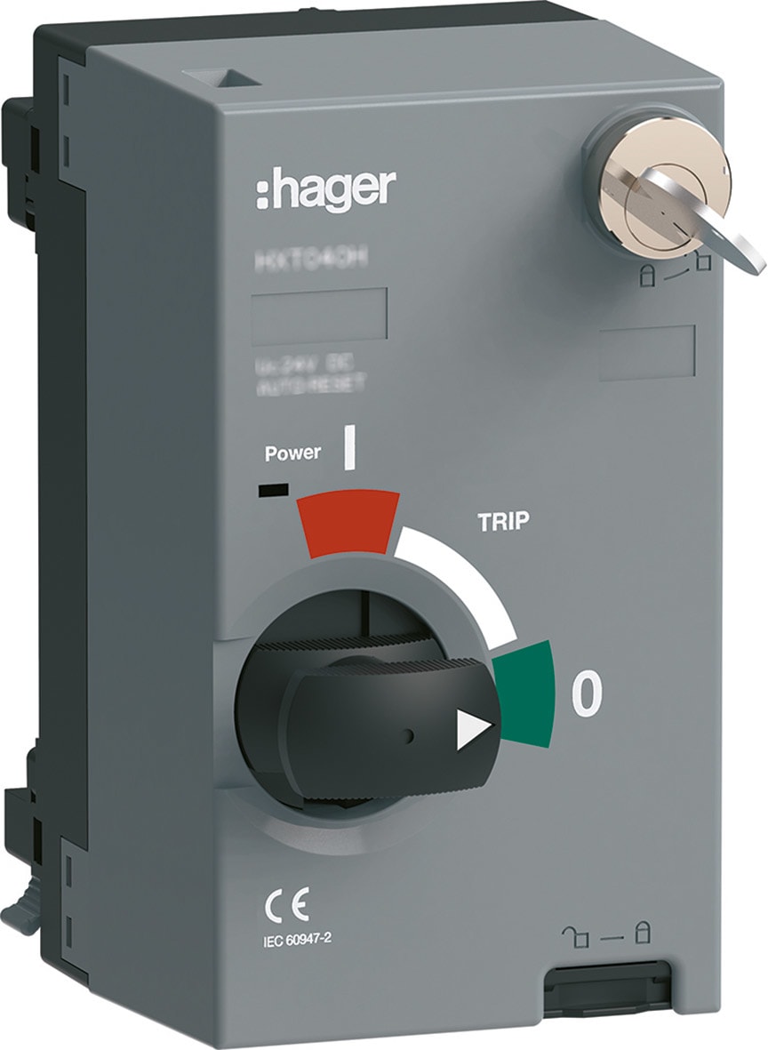 HAGER - HAGHXT048HK COM MOTORE P250 48VDC AUTORESET/CHIAVE