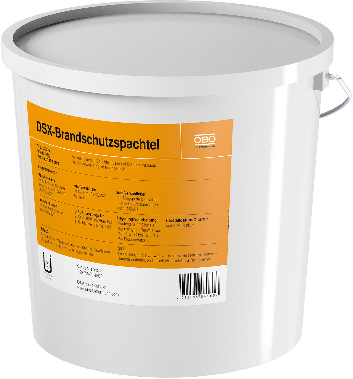 OBO BETTERMANN - OBO7202302 DSX-E ISOLANTE ANTINCENDIO