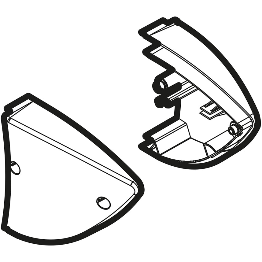 BTICINO - BTIBSBA206AB BS-Kit calotte integr cond gas S bianco