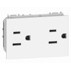 BTICINO - BTIKW4188 L.NOW - PRESA DUPLEX US 2P+T 15A BIANCO