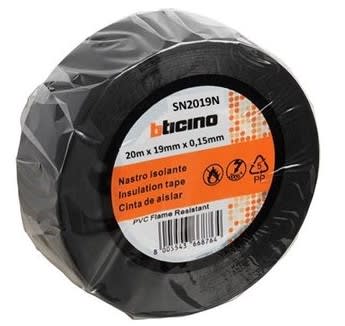 BTICINO - BTISN2019N Nastro Isolante 19mm x 20m Nero