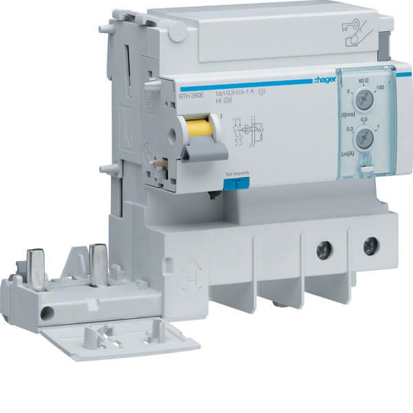 HAGER - HAGBTH280E BLOCCO DIF. 125A 300-500-1000MA A-HI REG