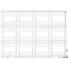 BTICINO - BTI3542 FOGLI A5 PER COMANDO 8 TASTI BIANCO