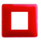 BTICINO - BTIAM4802CRD MATIX - PLACCA 2P COLORS CORALLO