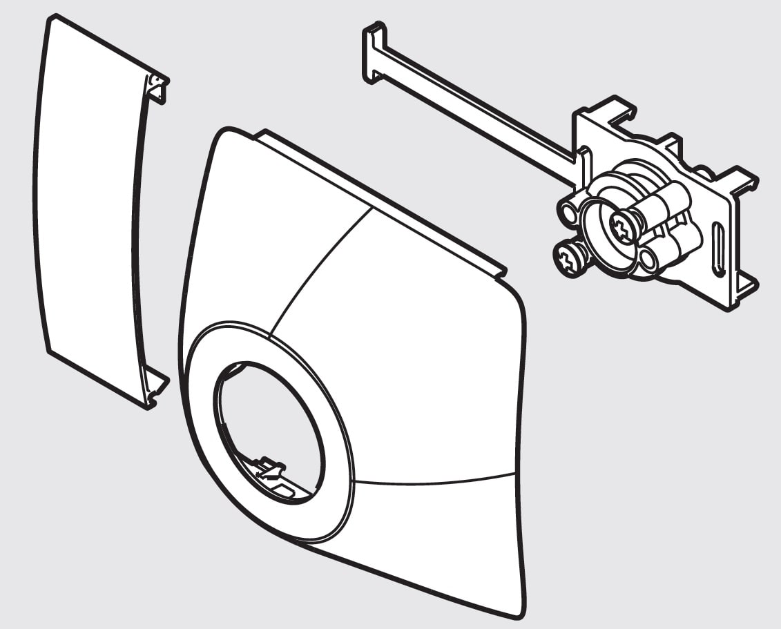 BTICINO - BTIBHAL104 TESTALETTO - KIT INSTAL VALVOLA AFNOR T