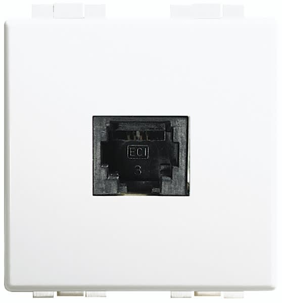 BTICINO - BTIC4233/11 LUNA - CONNETTORE TELEFONICO RJ11 2 MODU