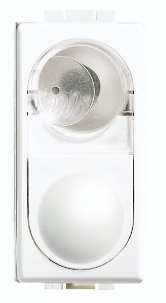 BTICINO - BTIC4371V LUNA - PORTALAMPADA SPIA VERDE