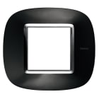 BTICINO - BTIHB4802XS AXOLUTE - PLACCA 2P ANTRACITE AXOLUTE