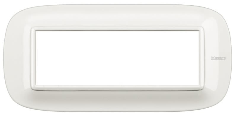 BTICINO - BTIHB4806HD AXOLUTE - PLACCA 6P BIANCO AXOLUTE