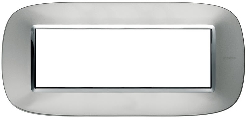 BTICINO - BTIHB4806XC AXOLUTE - PLACCA 6P ALLUMINIO AXOLUTE