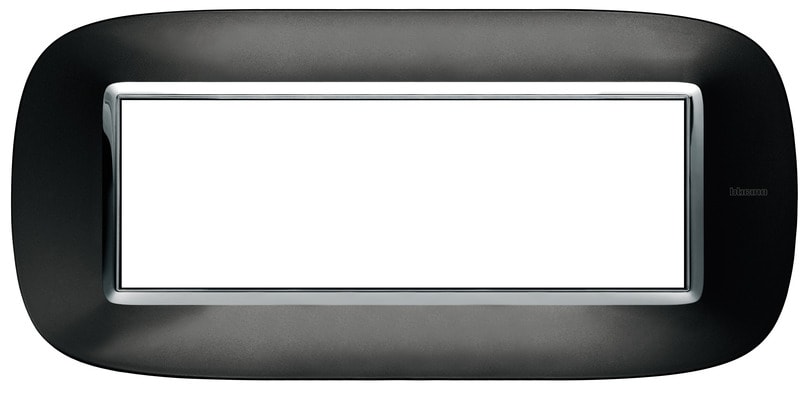 BTICINO - BTIHB4806XS AXOLUTE - PLACCA 6P ANTRACITE AXOLUTE