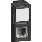 BTICINO - BTIKG4258RJ11 L.NOW - CONNETTORE RJ11 (4/6) K10 NERO