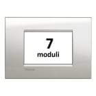 BTICINO - BTILNA4807GL LL - PLACCA 7P ARGENTO LUNARE